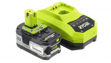 Ryobi ONE+ Li-Ion Akku 4Ah + Ladegerät leihen Li-Ion Akku 4Ah leihen