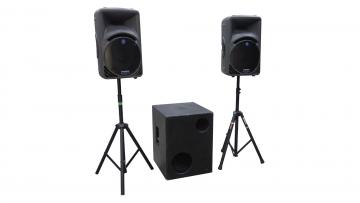 PA Musikanlage DJ Tonanlage Hochzeit Feier aktiv leihen aktive PA Anlage leihen