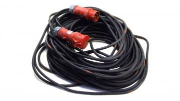 Starkstrom-Kabel Verlängerungskabel Baustromkabel 50m 32A 2,5mm leihen Starkstrom-Verlängerungskabel leihen