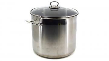 15L Großraum-Topf Universaltopf Edelstahl-Topf leihen Edelstahltopf leihen