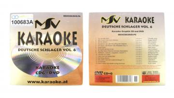 Karaoke Deutsche Schlager CD Vol.6 1x CD 15 Lieder leihen Karaoke CD Schlager Vol. 6 leihen