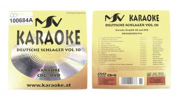 Karaoke Deutsche Schlager CD Vol.10 1x CD 15 Lieder leihen Karaoke CD Schlager Vol. 10 leihen