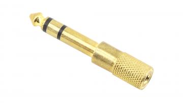 Klinkenadapter von 3,5mm (Buchse klein) auf 6,3mm (Klinke groß) leihen Klinkenadapter - 3,5mm auf 6,3mm leihen