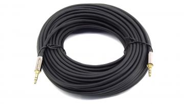 20m Audiokabel 3,5mm Klinke klein auf 3,5mm Klinke klein leihen 20m Audiokabel - 3,5mm leihen