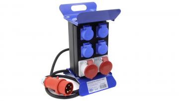 Baustromverteiler CEE Stromverteiler-Kasten IP44 leihen Baustromverteiler leihen