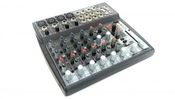 Mischpult 6/12 Kanal Band FX Mixer Kompaktmixer leihen 6/12 Kanal Mischpult leihen