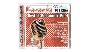 Karaoke Best of Volksmusik CD Vol. 1 1x CD 12 Lieder leihen Karaoke CD Volksmusik leihen