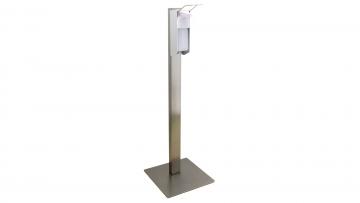 Profi Edelstahl Desinfektionsstation Desinfektionsständer leihen Edelstahl Desinfektionsstation leihen