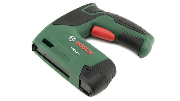Akku-Tacker Tackermaschine Heftgerät Klammergerät leihen Bosch Akku-Tacker leihen
