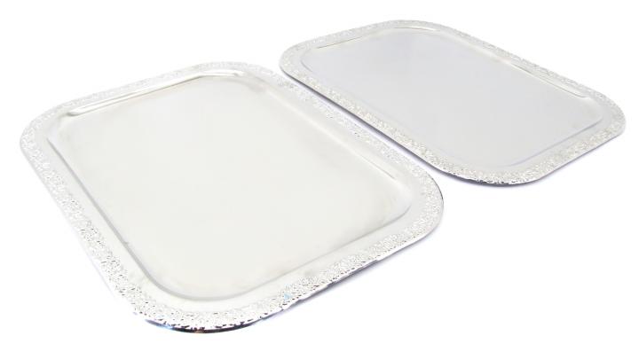 2x Servierplatte Servier-Tablett Schlemmerplatte leihen Servierplatte leihen