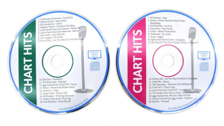 Karaoke CDs Chart Hits leihen