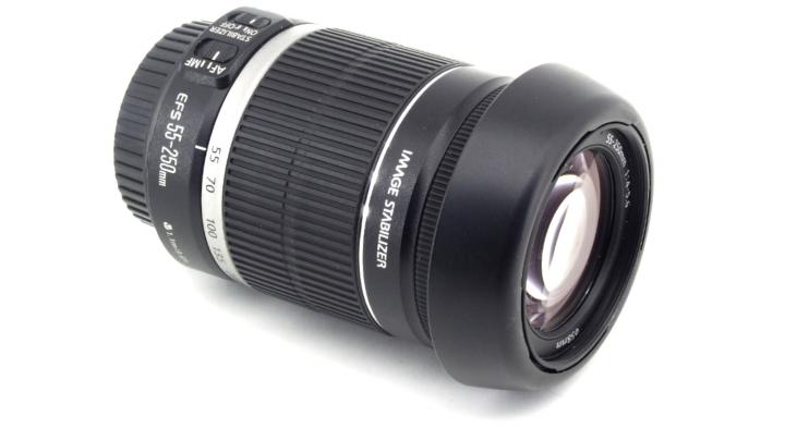 Tele-Zoom Objektiv Canon EF-S 55-250mm F/3.5 IS leihen EF-S 55-250mm F/3.5 IS Objektiv leihen