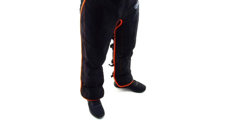 Schnittschutzhose 4-fach verstellbar Schnittschutzklasse 1 leihen Schnittschutzhose leihen