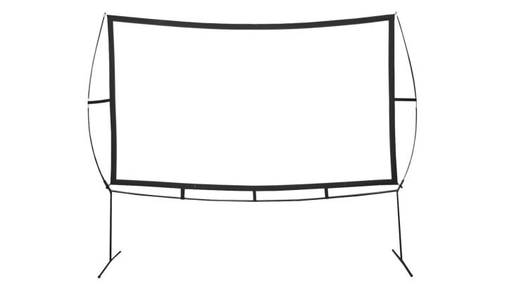 Beamer Leinwand Rückprojektionsleinwand 120" 260x150cm leihen 120 Zoll Leinwand leihen
