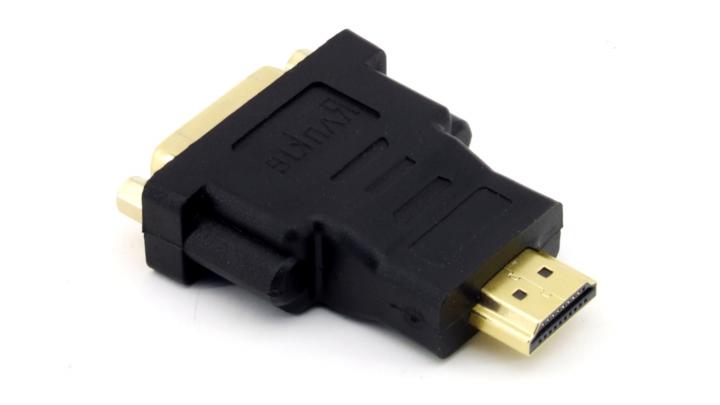 HDMI (Stecker) auf DVI-D (Buchse) Adapter - Verbindet DVI mit HDMI Geräten leihen HDMI(S) auf DVI-D(B) Adapter leihen