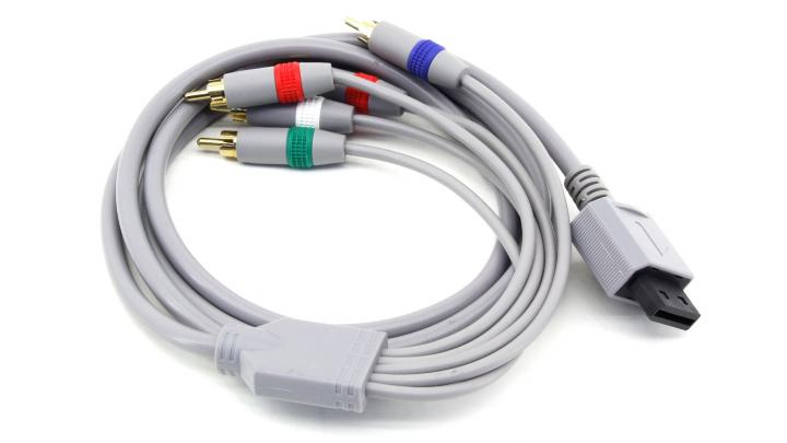 Wii Komponenten Kabel RGB + Audio leihen Wii Komponenten Kabel leihen