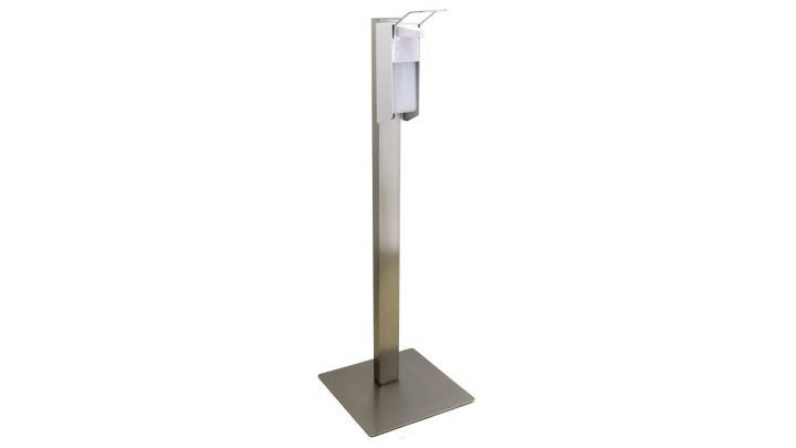 Profi Edelstahl Desinfektionsstation Desinfektionsständer leihen Edelstahl Desinfektionsstation leihen