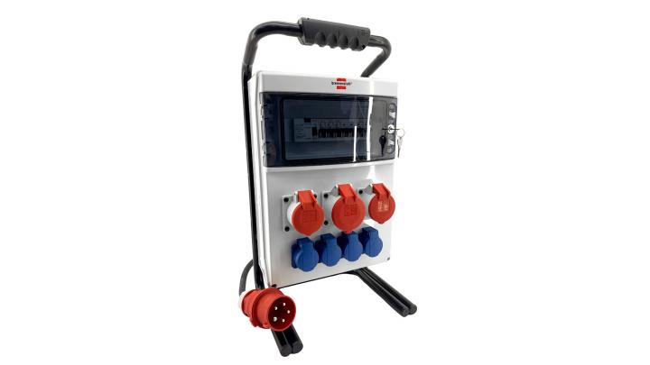 Profi-Baustromverteiler Starkstrom 400V 32A IP44 leihen Profi-Baustromverteiler leihen