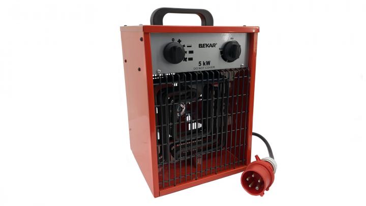 Bauheizer 5kW Elektro-Heizung Starkstrom Heizlüfter leihen Bauheizer leihen