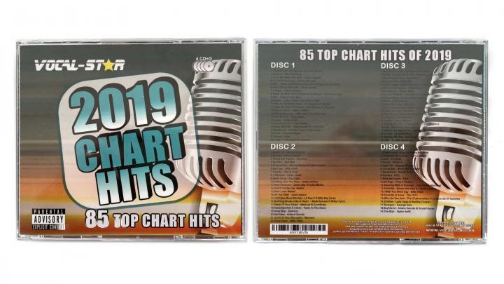 Karaoke CDs Chart Hits 2019 (4CD Set) leihen