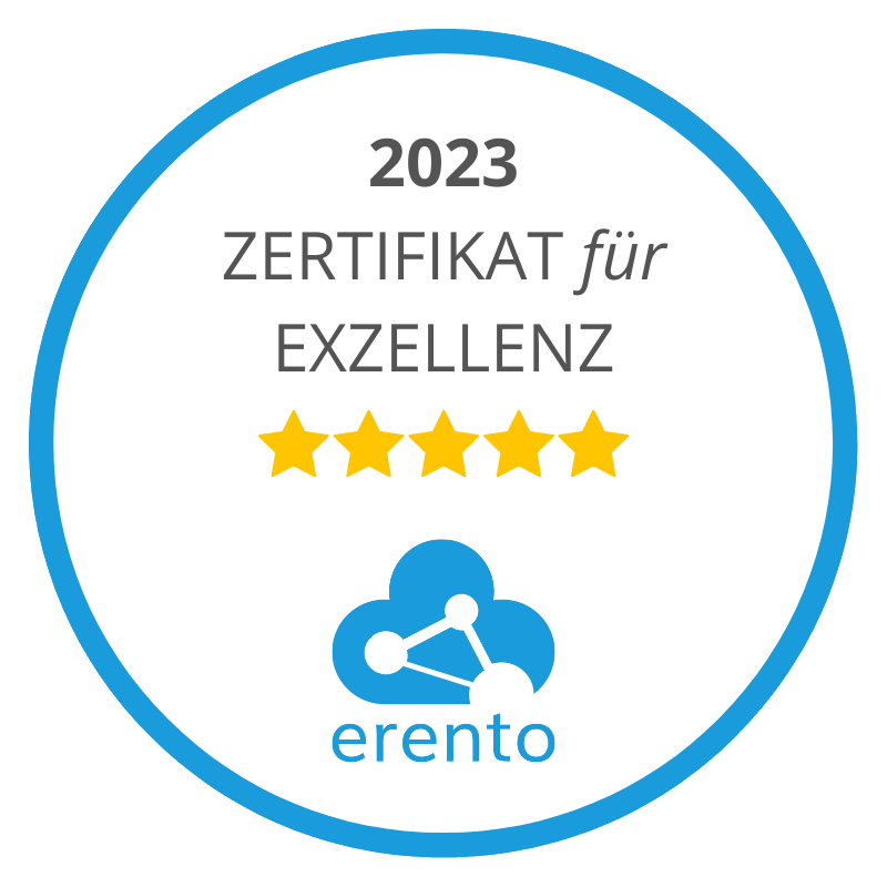 Zertifikat Erento