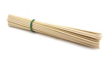 50x Holzspieße 20cm Rund Ø 3mm einseitig Spitz kaufen 50x Holzspieße kaufen