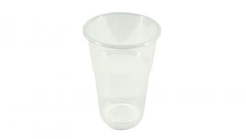 50x Ausschankbecher Trinkbecher aus Plastik 0,5 Liter transparent kaufen Trinkbecher 0,5l kaufen