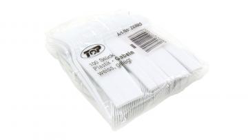 100x Plastikgabel Einwegbesteck Einweggabel weiß kaufen Plastikgabel kaufen