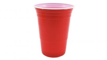 10 Rote Beer Pong Becher 470ml kaufen Rote Becher kaufen