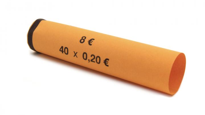 4x Geldhülsen Münzhülsen 20 Cent Füllmenge 40 pro Hülse kaufen Münzhülsen 20 Cent kaufen