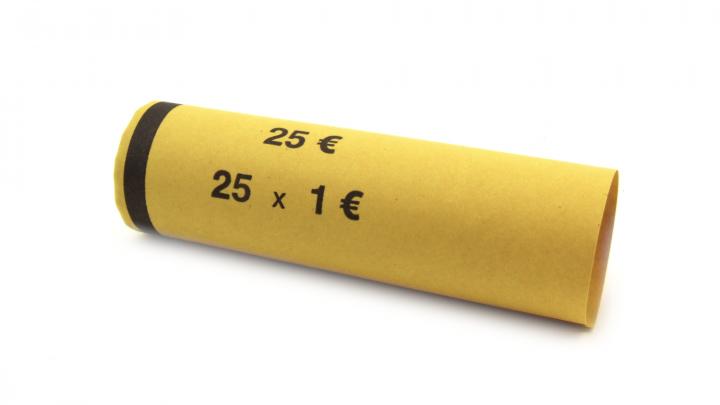4x Geldhülsen Münzhülsen 1 Euro Füllmenge 25 pro Hülse kaufen Münzhülsen 1 Euro kaufen