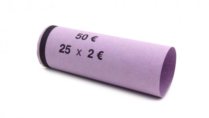 4x Geldhülsen Münzhülsen 2 Euro Füllmenge 25 pro Hülse kaufen Münzhülsen 2 Euro kaufen