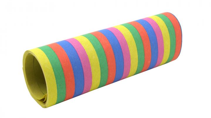 3 Luftschlangen Bunte Streifen Länge 4m pro Rolle kaufen Luftschlangen kaufen