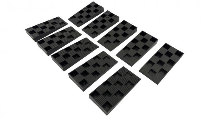 10x Montagekeile Türen & Fenster / Verlegekeile Parkett & Laminat / Abstandskeile / Unterlegkeile 90 x 45 x 15mm kaufen Montagekeile kaufen