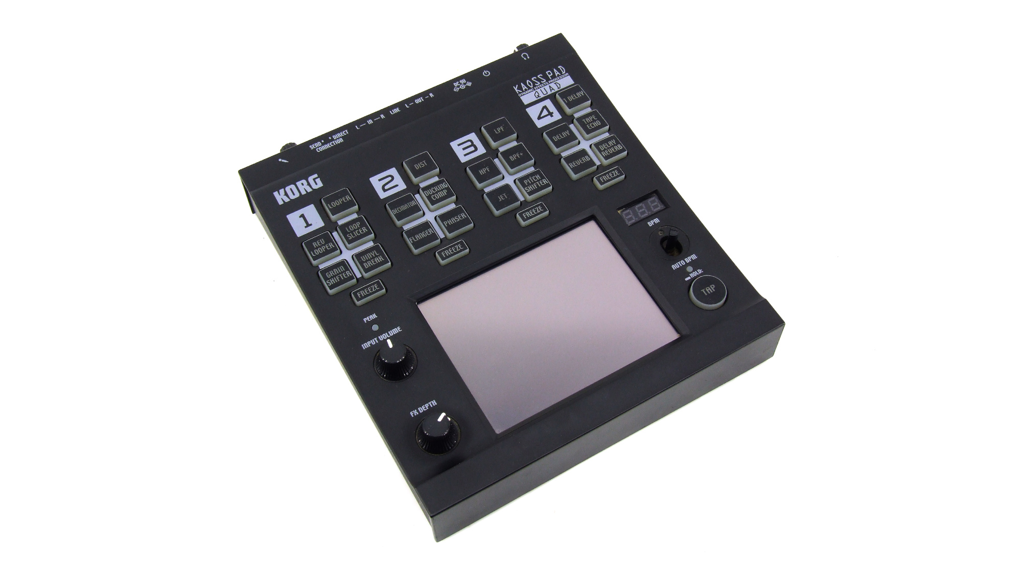 Korg Kaoss Pad Quad DJ-Effektgerät Klangeffekt leihen Korg Kaoss Pad leihen