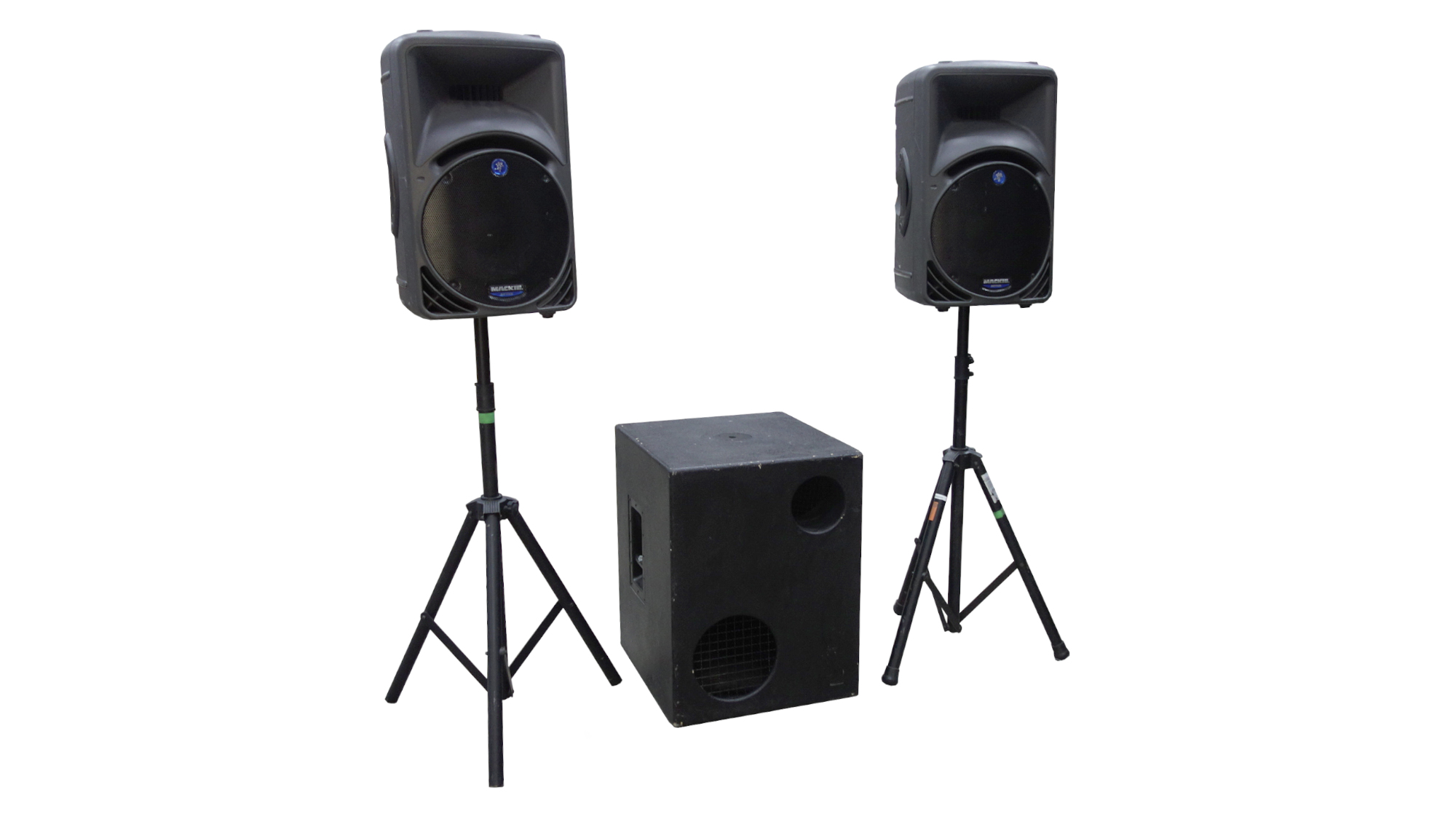 PA Musikanlage DJ Tonanlage Hochzeit Feier aktiv leihen aktive PA Anlage leihen