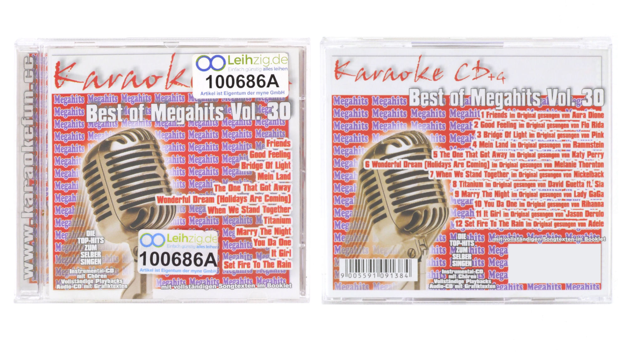 Karaoke Chart Hits CD Vol.30 1x CD 12 Lieder leihen Karaoke CD Chart Hits Vol.30 leihen