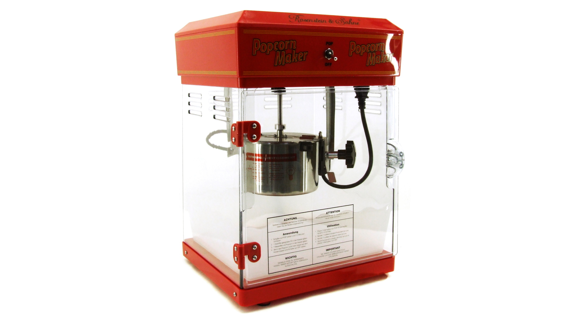 Profi Popcorn-Maschine Popcorn Automat leihen Profi Popcorn-Maschine leihen
