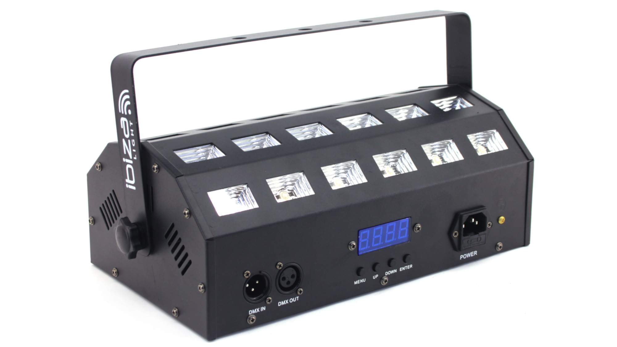 UV Schwarzlicht LED Fluter Neon DMX leihen UV-Fluter leihen
