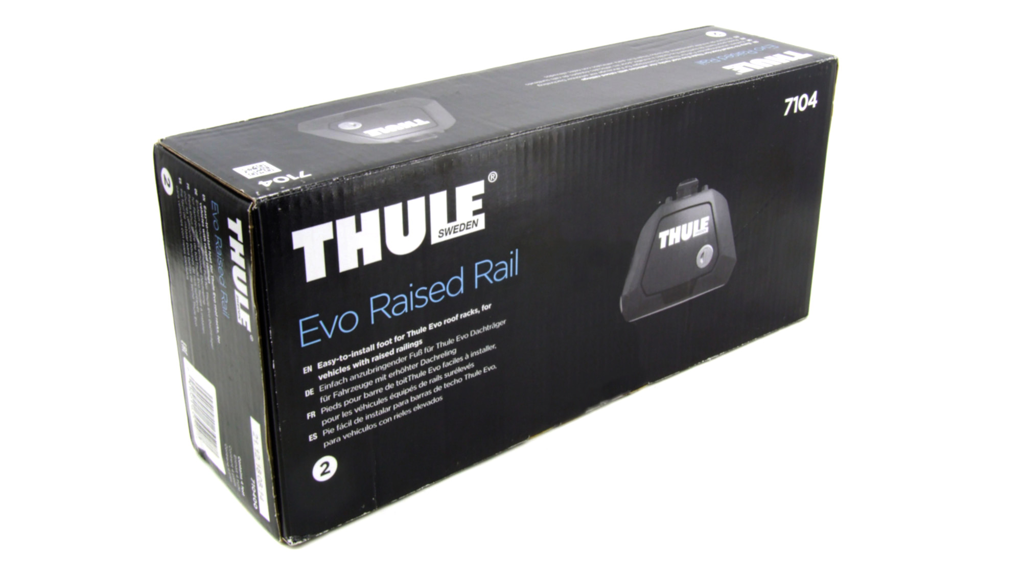 THULE Evo Raised Rail 710410 スクエアバー　セット Amazon.com: Thule Raised Rail Evo for Raised railings